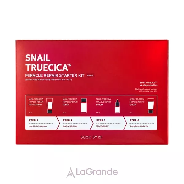 Some By Mi Snail Truecica Miracle Repair Starter Kit ����� �������� ����������������� ������� (f/gel/30ml + f/toner/30ml + f/ser/10ml + f/cr/20ml)