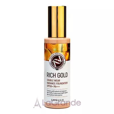 Enough Rich Gold Double Wear Radiance Foundation SPF50+ PA+ Тональний крем
