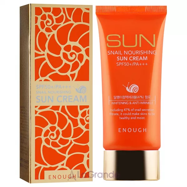 Enough Sun Snail Nourishing Sun Cream SPF 50+/PA+++ �������������� ���� ��� ���� � ������� ������