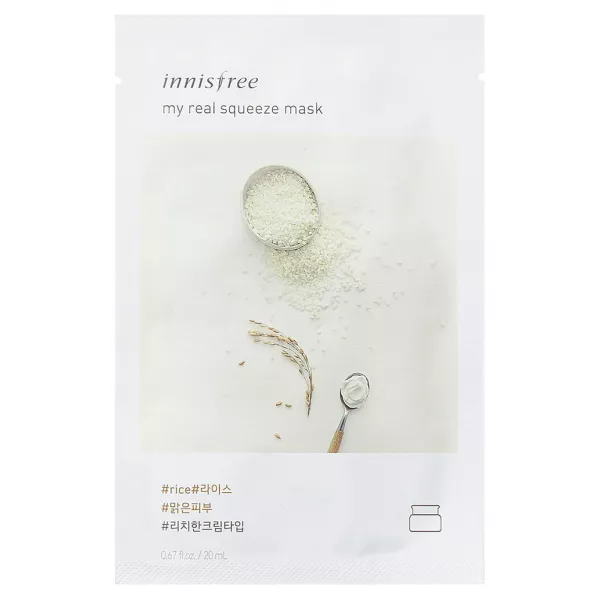 Innisfree My Real Squeeze Mask Rice EX �������� ����� � ������� ����������