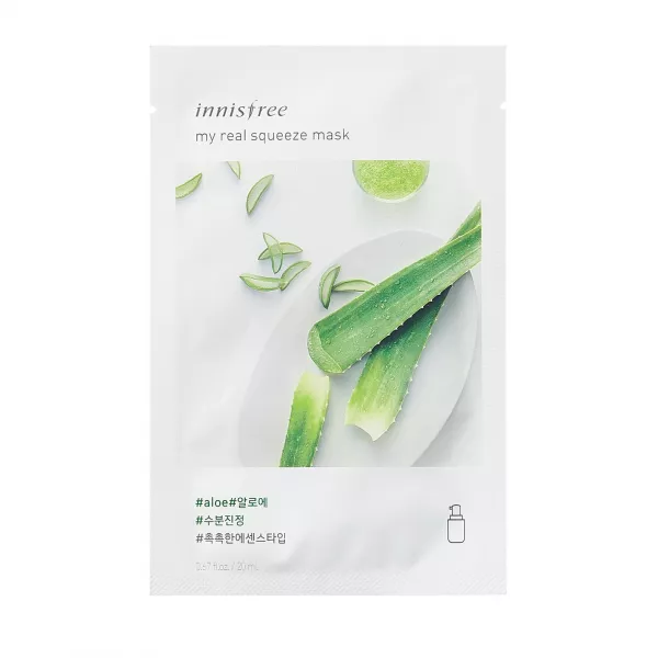 Innisfree My Real Squeeze Mask Aloe �������� ����� ��� ������� � ���������� ���� ���