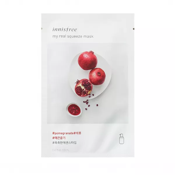 Innisfree My Real Squeeze Mask Pomegranate �������� ����� � ���������� �������