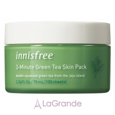Innisfree Green Tea 3-Minute Skin Pack   