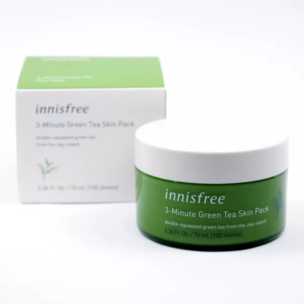 Innisfree Green Tea 3-Minute Skin Pack ���������� ����������� �����