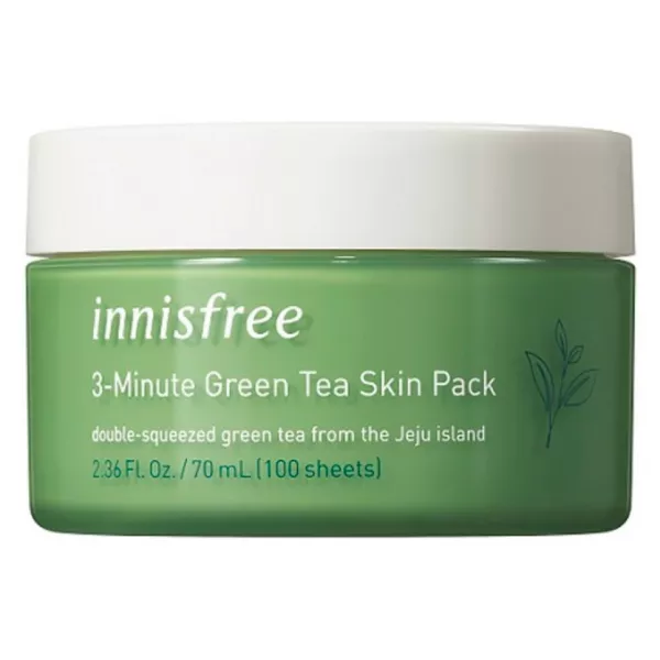 Innisfree Green Tea 3-Minute Skin Pack ���������� ����������� �����