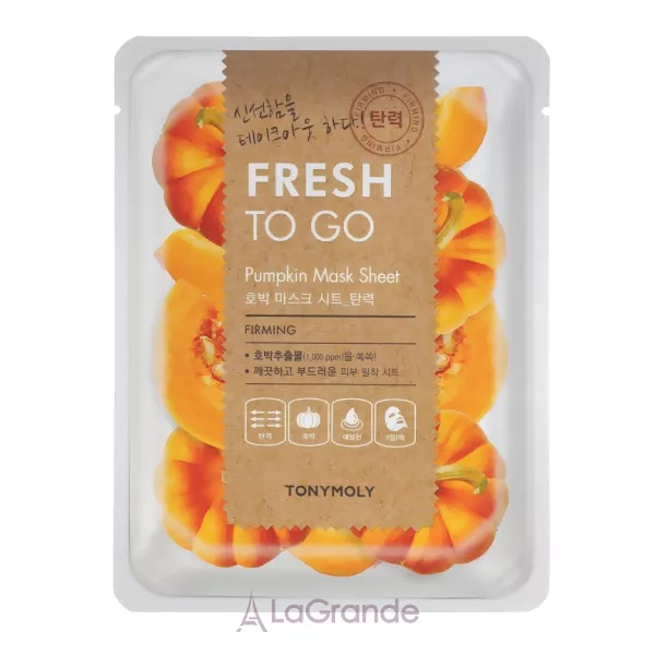 Tony Moly Fresh To Go Mask Sheet Pumpkin �������� ����� � ���������� ����������