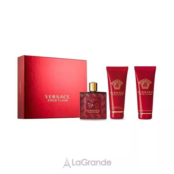 Versace Eros Flame ���� (����������� ���� 50 �� + ������� ���� ������ 50 �� + ���� ��� ���� 50 ��)
