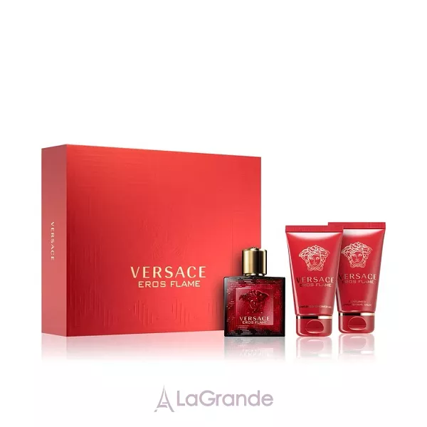 Versace Eros Flame ���� (����������� ���� 50 �� + ������� ���� ������ 50 �� + ���� ��� ���� 50 ��)