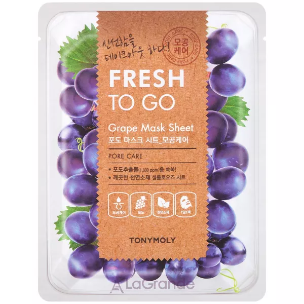 Tony Moly Fresh To Go Mask Sheet Grape �������� ����� ��� ���� � ���������� ���������