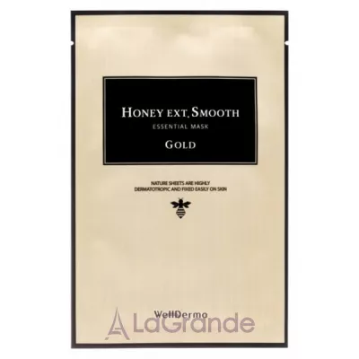 Wellderma Honey Ext Smooth Essential Mask (Gold)       