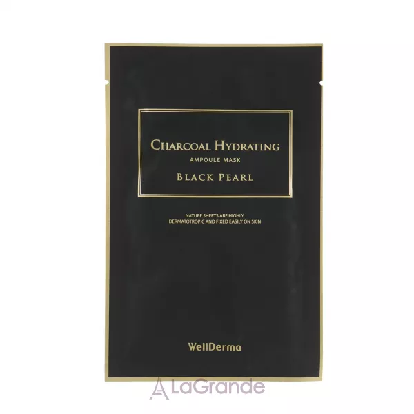 Wellderma Charcoal Hydrating Ampoule Mask �������� ����� ��� ������� � �������