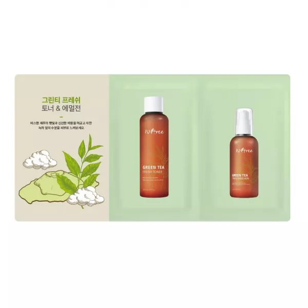 IsNtree Green Tea Fresh Toner & Emulsion ������� ������ � �������� � ���������� �������� ���