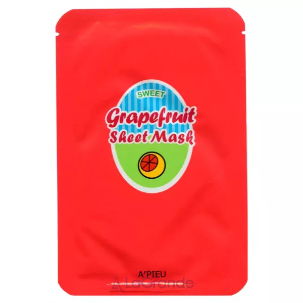 A'pieu Sweet Grapefruit & Sparkling Sheet Mask ����������� �������� ����� ��� ���� � ���������� ����������
