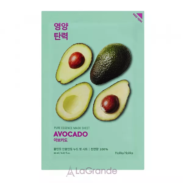 Holika Holika Pure Essence Mask Sheet Avocado ����� �������� 