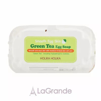 Holika Holika Green Tea Egg Soap -     