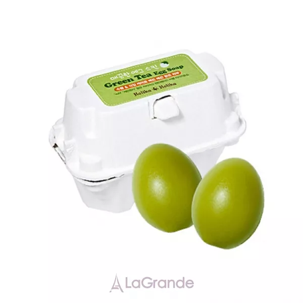 Holika Holika Green Tea Egg Soap ����-����� ��� �������� �� ������� ���