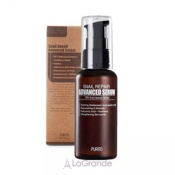 Purito Snail Repair Advanced Serum ��������� ��������� ��� ���� � ������� ������������� 93 %