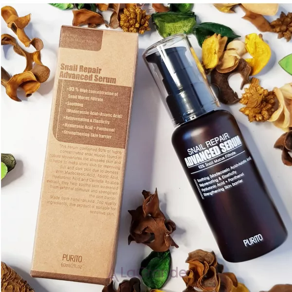 Purito Snail Repair Advanced Serum ��������� ��������� ��� ���� � ������� ������������� 93 %