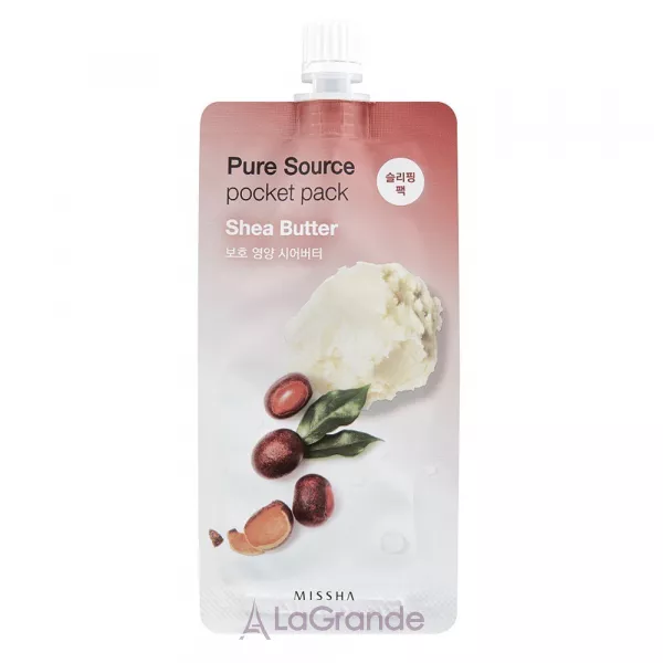 Missha Pure Source Pocket Pack Shea Butter ������ ����� � ������ ��