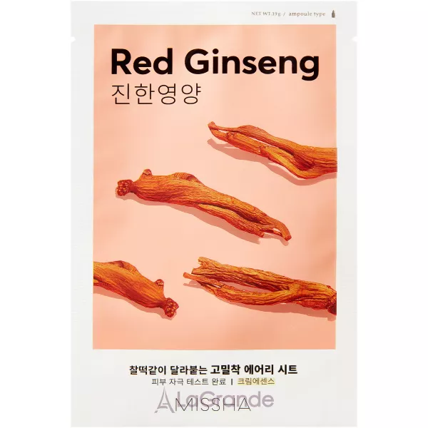 Missha Airy Fit Sheet Mask Red Ginseng �������� ����� � ���������� ��������