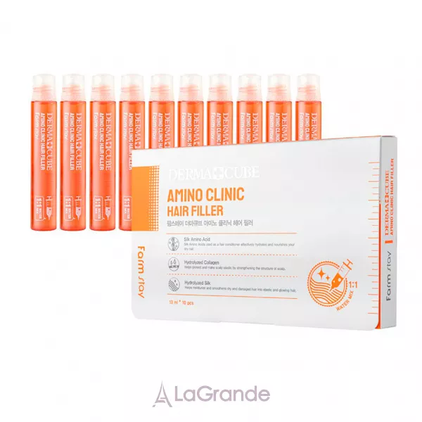 FarmStay Derma Cube Amino Clinic Hair Filler Գ���� ��� �������, �� ��������, � �������������