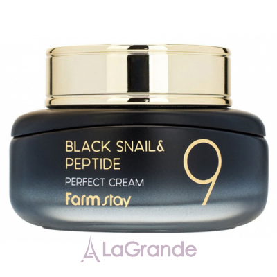 FarmStay Black Snail & Peptide 9 Perfect Cream        