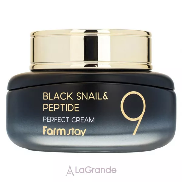 FarmStay Black Snail & Peptide 9 Perfect Cream ������������ ���� � ������� ������� ������� �� ���������