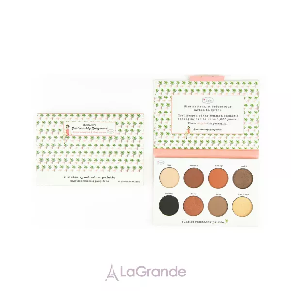 theBalm cosmetics Sustainably Gorgeous Sunrise Eyeshadow Palette ������� ����� ��� ��� � ������� � ������� ��������