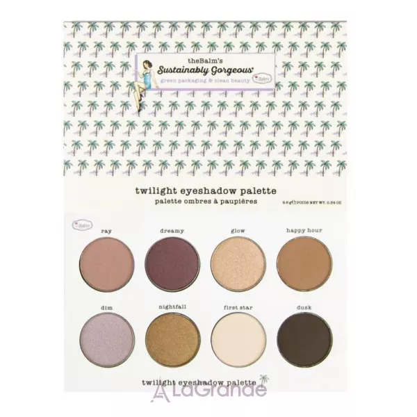 theBalm cosmetics Sustainably Gorgeous Twilight Eyeshadow Palette ������� ����� ��� ��� � ������� � ������� ��������