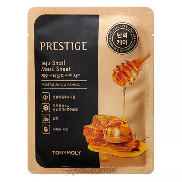 Tony Moly Prestige Jeju Snail Mask Sheet ��������� �������� ����� ��� ����
