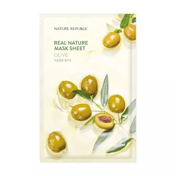 Nature Republic Real Nature Mask Sheet Olive �������� ����� ��� ������� � ���������� ����� �����