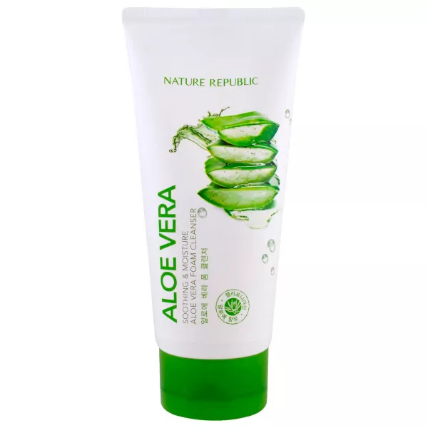 Nature Republic Soothing & Moisture Aloe Vera Cleansing Gel Foam ��������� ����-����� � ���� ����