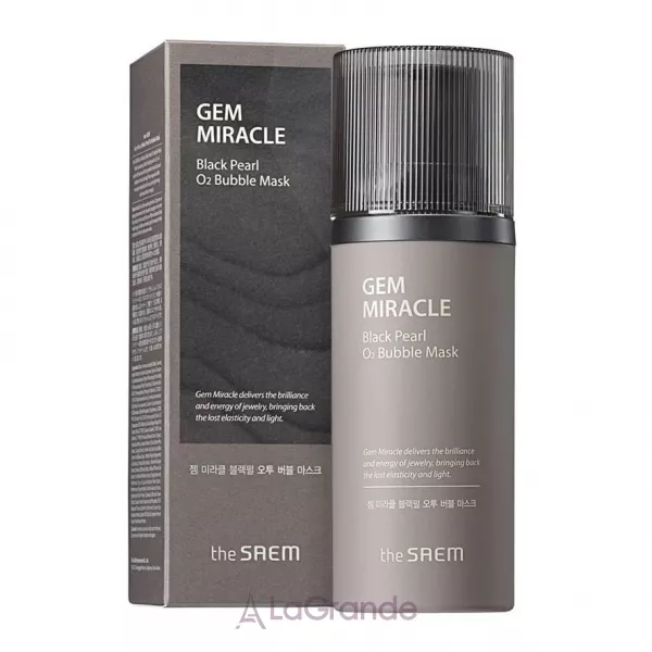 The Saem Gem Miracle Black Pearl O2 Bubble Mask ����������� ����� � ������ ��������