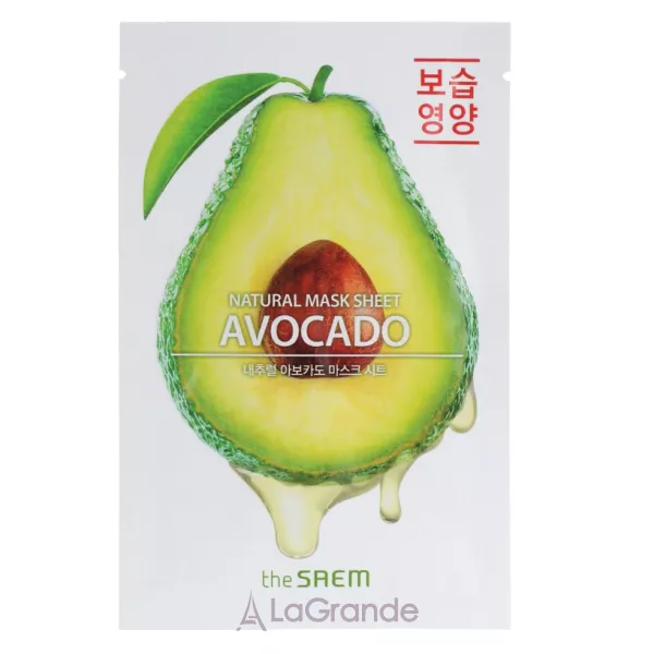 The Saem Natural Mask Sheet Avocado �������� ����� � ���������� �������
