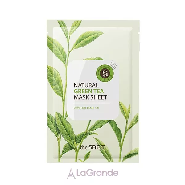 The Saem Natural Mask Sheet Green Tea �������� ����� � ������������ ����������� 