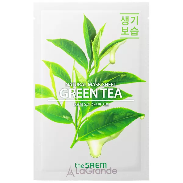 The Saem Natural Mask Sheet Green Tea �������� ����� � ������������ ����������� 