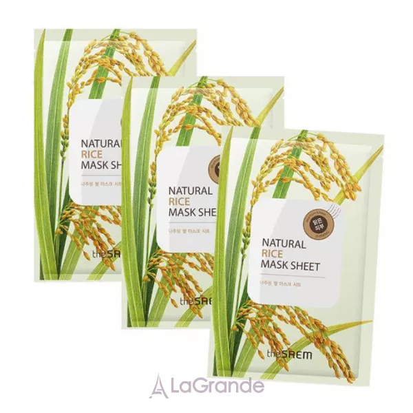 The Saem Natural Mask Sheet Rice ������� �������� ����� � ������� ����������