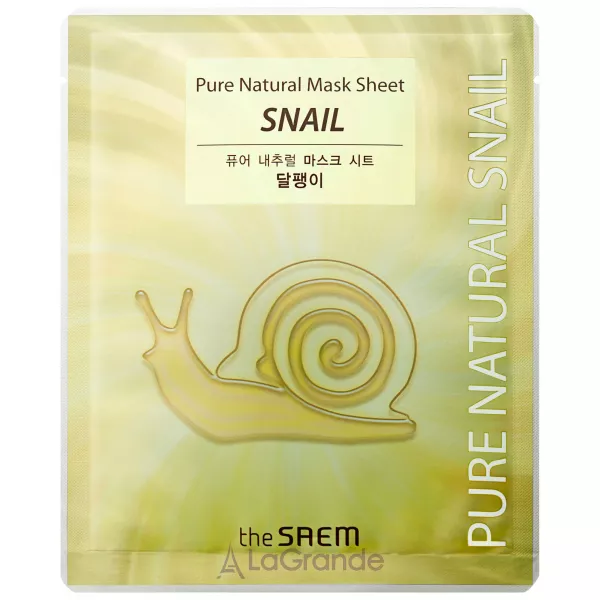 The Saem Pure Natural Mask Sheet Snail ����� ��� ���� �������� � ������� ������