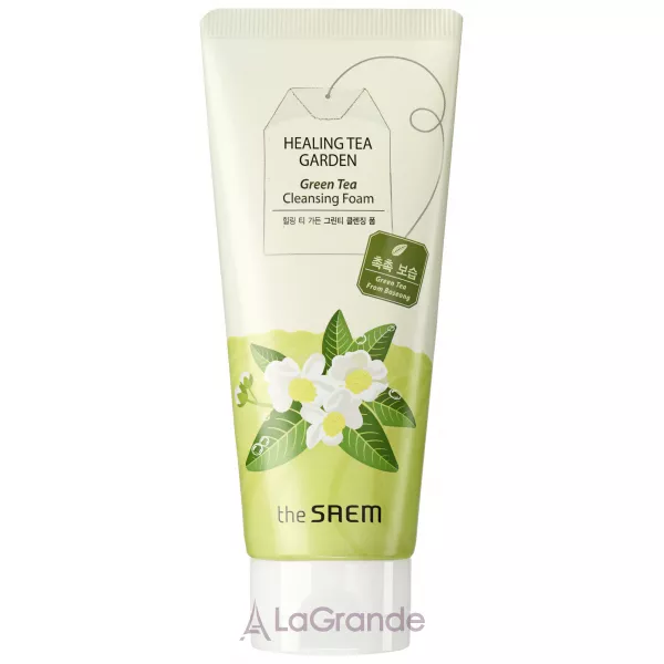 The Saem Healing Tea Garden Green Tea Cleansing Foam ϳ��� ��� �������� � ���������� �������� ���