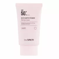 The Saem Eco Earth Power Pink Sun Cream SPF 50+ PA++++ �������������� ���� � ��������� SPF 50+