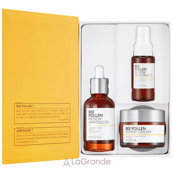Missha Bee Pollen Renew Special Set ���� (ser/40ml+cr/50ml+treat/30ml)