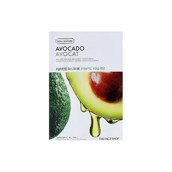 The Face Shop Real Nature Mask Sheet Avocado �����-�������� ��� ������� � ���������� �������