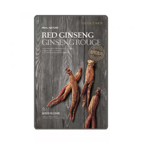 The Face Shop Real Nature Mask Red Ginseng �����-�������� ��� ������� � �������� ���������