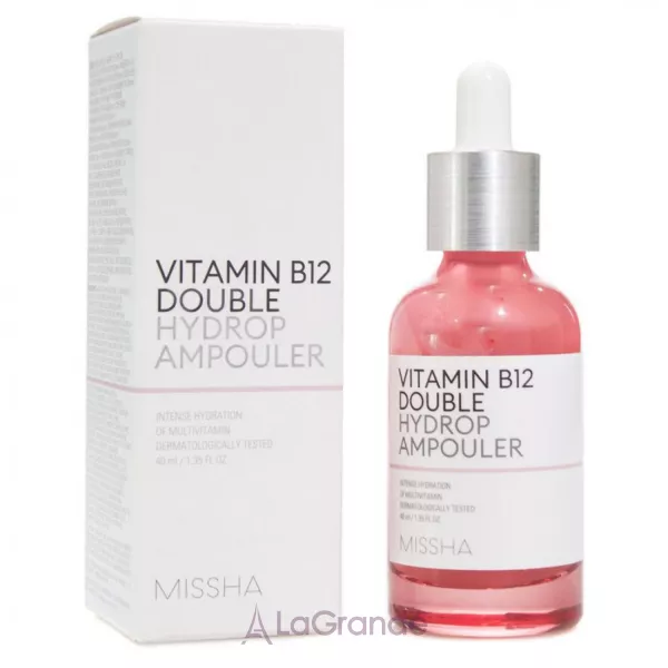 Missha Vitamin B12 Double Hydrop Ampouler ����������� ��������� ��������� ��� ���� � ��������� �12