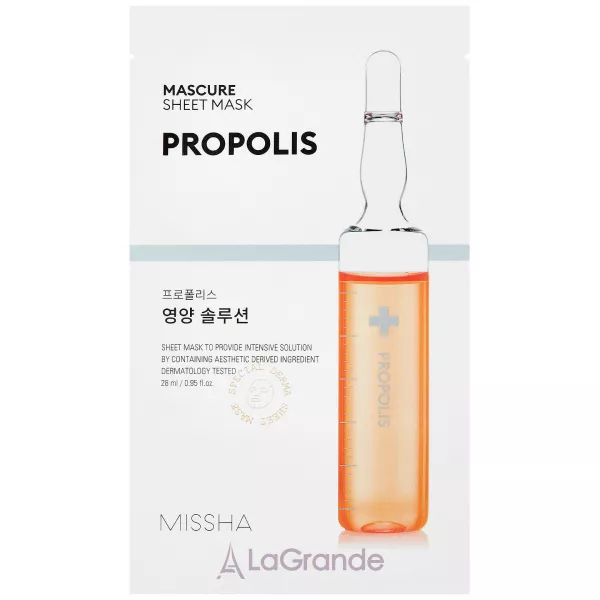 Missha Mascure Nutrition Solution Sheet Mask Propolis �������� ����������� ����� � ����������