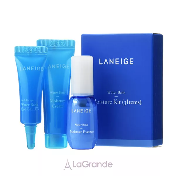 Laneige Water Bank Moisture Kit ���� ��� ����� ����������� (essence/10ml+cr/10ml+eye/gel/3ml)