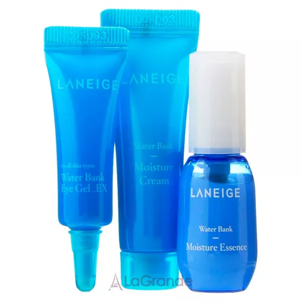 Laneige Water Bank Moisture Kit ���� ��� ����� ����������� (essence/10ml+cr/10ml+eye/gel/3ml)