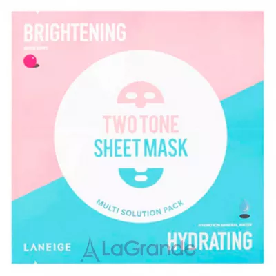 Laneige Brightening Two Tone Sheet Mask         