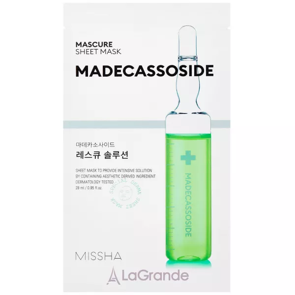 Missha Mascure Rescue Solution Sheet Mask Madecassoside �������� ����� � ��������������