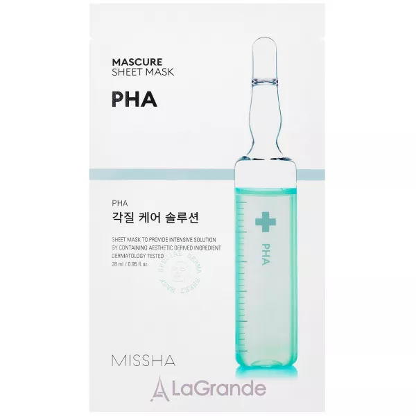 Missha Mascure Peeling Solution Sheet Mask PHA �������� ������-����� ��� ����